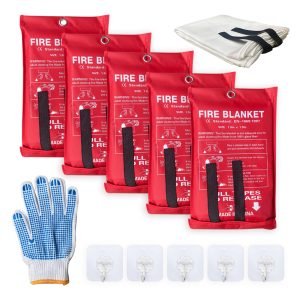 Leberna Fire Blanket 40" 39" 5 pack